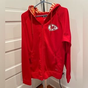 KC Chiefs Zubaz zip up hoodie size M